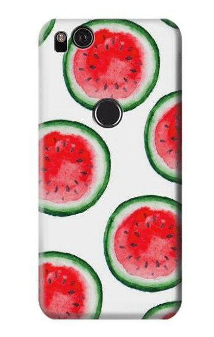 W3236 Motif melon d'eau Etui Coque Housse et Flip Housse Cuir pour Google Pixel 2 XL