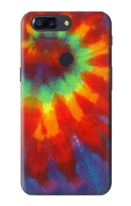 W2985 Coloré Tie Dye Texture Etui Coque Housse et Flip Housse Cuir pour OnePlus 5T