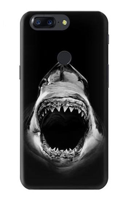 W3100 Requin blanc Etui Coque Housse et Flip Housse Cuir pour OnePlus 5T