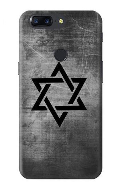 W3107 Judaïsme étoile de David Symbole Etui Coque Housse et Flip Housse Cuir pour OnePlus 5T