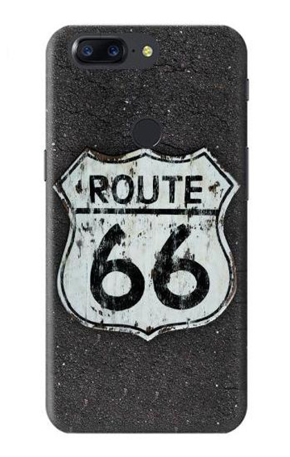 W3207 Route 66 Etui Coque Housse et Flip Housse Cuir pour OnePlus 5T