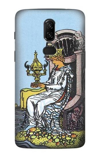 W3067 Carte de tarot Reine des Coupes Etui Coque Housse et Flip Housse Cuir pour OnePlus 6