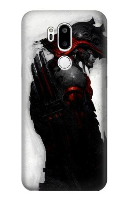 W2111 sombre Samurai Etui Coque Housse et Flip Housse Cuir pour LG G7 ThinQ