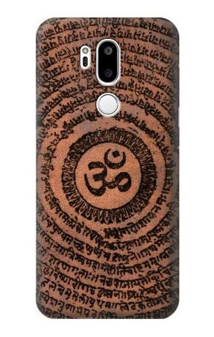 W2874 Symbole de l'OM Tatouage Etui Coque Housse et Flip Housse Cuir pour LG G7 ThinQ