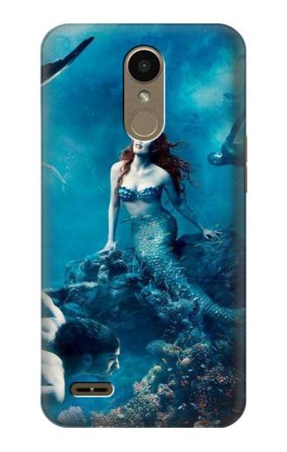 W0899 Sirène Etui Coque Housse et Flip Housse Cuir pour LG K10 (2018), LG K30