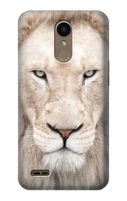 W2399 Lion Visage Etui Coque Housse et Flip Housse Cuir pour LG K10 (2018), LG K30