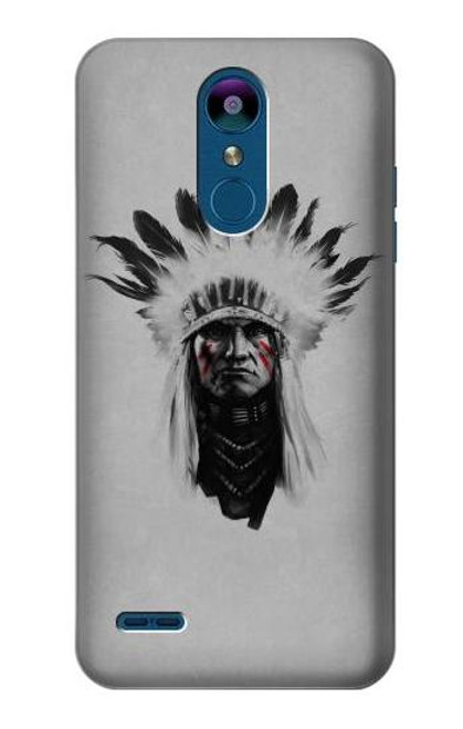 W0451 Chef indien Etui Coque Housse et Flip Housse Cuir pour LG K8 (2018)