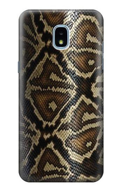 W2712 Anaconda Amazon Serpent Motif imprimé Peau Etui Coque Housse et Flip Housse Cuir pour Samsung Galaxy J3 (2018), J3 Star, J3 V 3rd Gen, J3 Orbit, J3 Achieve, Express Prime 3, Amp Prime 3