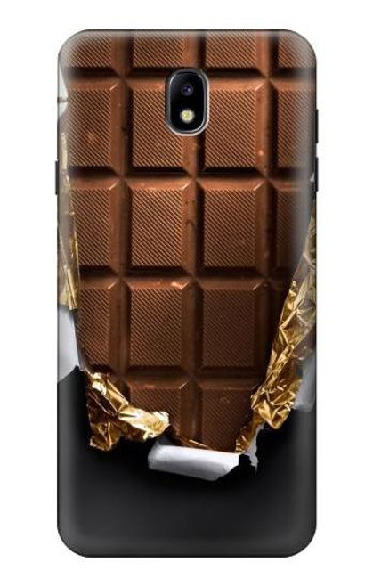 W0270 chocolat Etui Coque Housse et Flip Housse Cuir pour Samsung Galaxy J7 (2018), J7 Aero, J7 Top, J7 Aura, J7 Crown, J7 Refine, J7 Eon, J7 V 2nd Gen, J7 Star