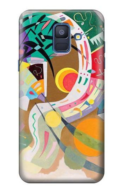 W3346 Vasily Kandinsky Guggenheim Etui Coque Housse et Flip Housse Cuir pour Samsung Galaxy A6 (2018)