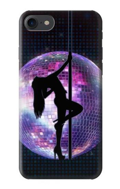 W3284 Disco Pole Fille Danse Etui Coque Housse et Flip Housse Cuir pour iPhone 7, iPhone 8, iPhone SE (2020) (2022)