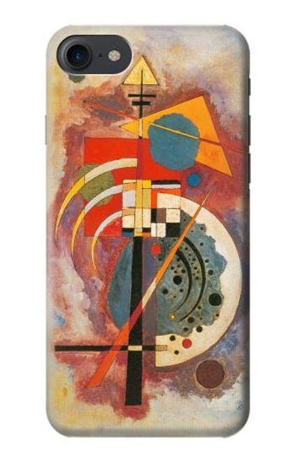 W3337 Wassily Kandinsky Hommage a Grohmann Etui Coque Housse et Flip Housse Cuir pour iPhone 7, iPhone 8, iPhone SE (2020) (2022)