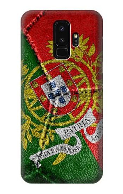 W3300 Portugal Drapeau graphique Football Millésime Etui Coque Housse et Flip Housse Cuir pour Samsung Galaxy S9 Plus