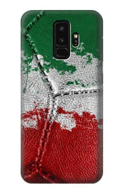 W3318 Italie Drapeau graphique Football Millésime Etui Coque Housse et Flip Housse Cuir pour Samsung Galaxy S9 Plus