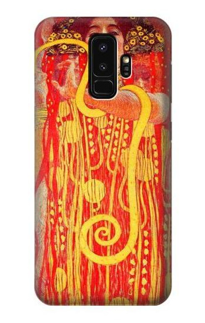 W3352 Gustav Klimt Médecine Etui Coque Housse et Flip Housse Cuir pour Samsung Galaxy S9 Plus