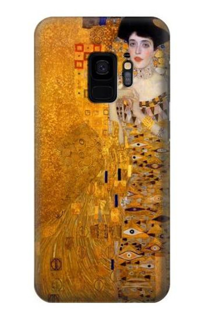 W3332 Gustav Klimt Adele Bloch Bauer Etui Coque Housse et Flip Housse Cuir pour Samsung Galaxy S9