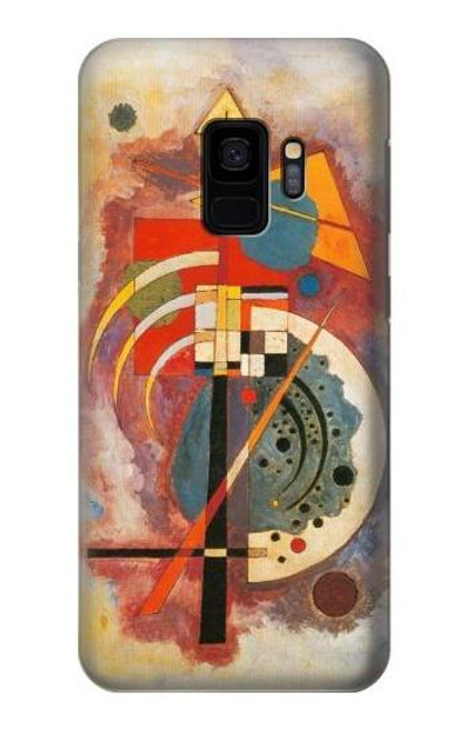 W3337 Wassily Kandinsky Hommage a Grohmann Etui Coque Housse et Flip Housse Cuir pour Samsung Galaxy S9