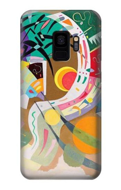 W3346 Vasily Kandinsky Guggenheim Etui Coque Housse et Flip Housse Cuir pour Samsung Galaxy S9