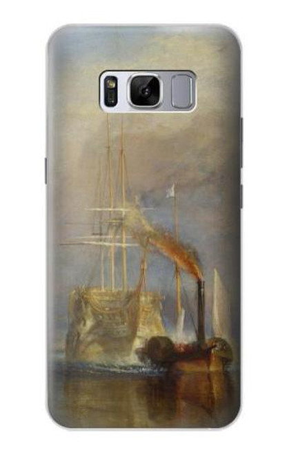 W3338 J. M. W. Turner Le Téméraire Etui Coque Housse et Flip Housse Cuir pour Samsung Galaxy S8 Plus