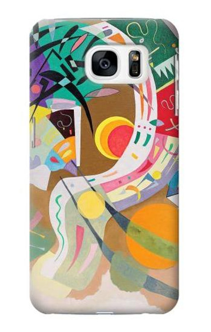 W3346 Vasily Kandinsky Guggenheim Etui Coque Housse et Flip Housse Cuir pour Samsung Galaxy S7