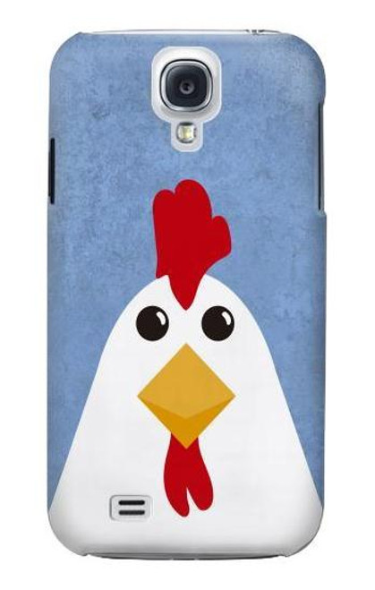 W3254 Poulet Dessin animé Etui Coque Housse et Flip Housse Cuir pour Samsung Galaxy S4