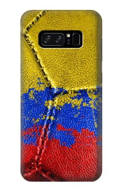 W3306 Colombie Drapeau de football graphique Millésime Etui Coque Housse et Flip Housse Cuir pour Note 8 Samsung Galaxy Note8