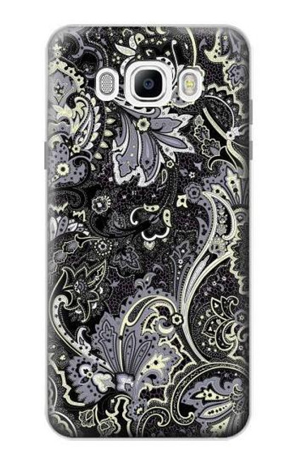 W3251 Motif Batik Fleur Etui Coque Housse et Flip Housse Cuir pour Samsung Galaxy J7 (2016)