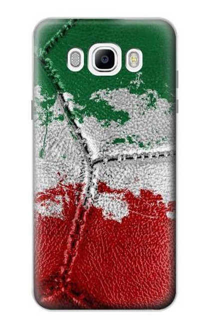 W3318 Italie Drapeau graphique Football Millésime Etui Coque Housse et Flip Housse Cuir pour Samsung Galaxy J7 (2016)