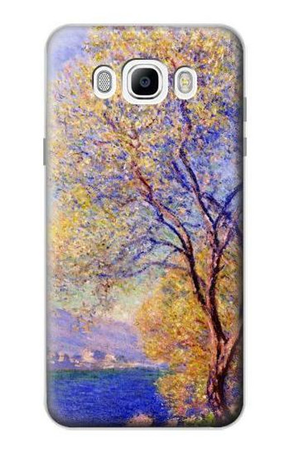 W3339 Claude Monet Antibes vue des jardins Salis Etui Coque Housse et Flip Housse Cuir pour Samsung Galaxy J7 (2016)