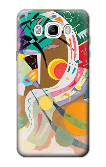 W3346 Vasily Kandinsky Guggenheim Etui Coque Housse et Flip Housse Cuir pour Samsung Galaxy J7 (2016)