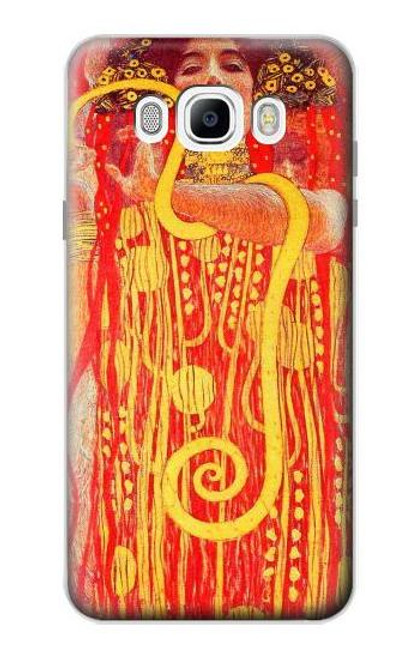 W3352 Gustav Klimt Médecine Etui Coque Housse et Flip Housse Cuir pour Samsung Galaxy J7 (2016)