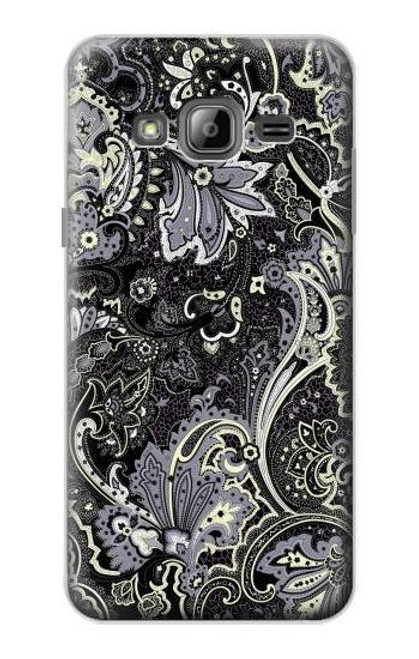 W3251 Motif Batik Fleur Etui Coque Housse et Flip Housse Cuir pour Samsung Galaxy J3 (2016)