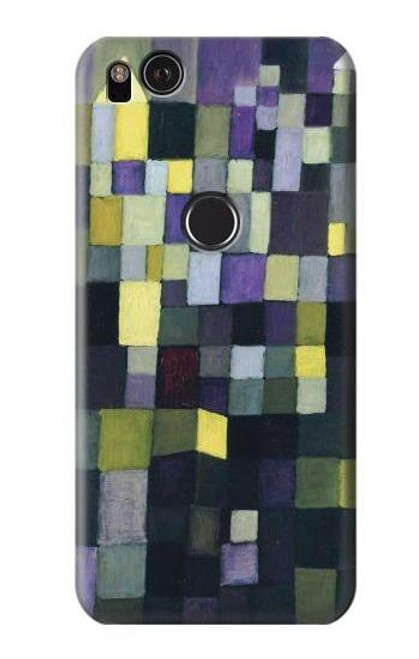 W3340 Architecture Paul Klee Etui Coque Housse et Flip Housse Cuir pour Google Pixel 2