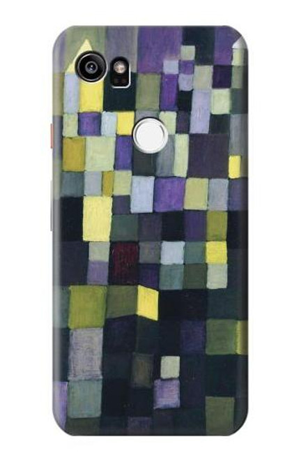 W3340 Architecture Paul Klee Etui Coque Housse et Flip Housse Cuir pour Google Pixel 2 XL