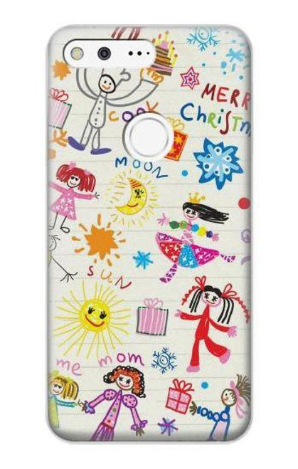 W3280 Dessin enfants Etui Coque Housse et Flip Housse Cuir pour Google Pixel XL