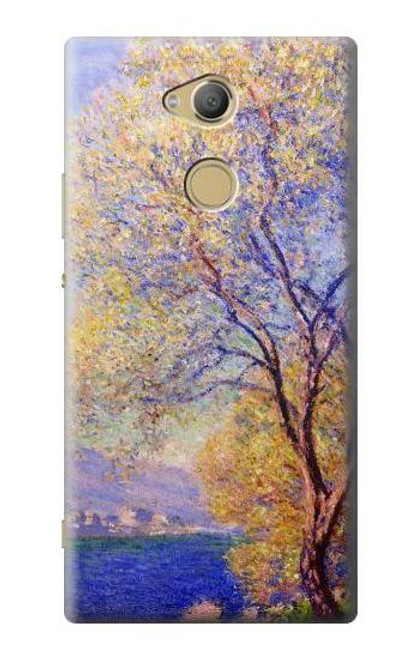 W3339 Claude Monet Antibes vue des jardins Salis Etui Coque Housse et Flip Housse Cuir pour Sony Xperia XA2 Ultra