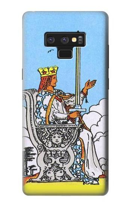 W3068 Carte de tarot Reine des épées Etui Coque Housse et Flip Housse Cuir pour Note 9 Samsung Galaxy Note9