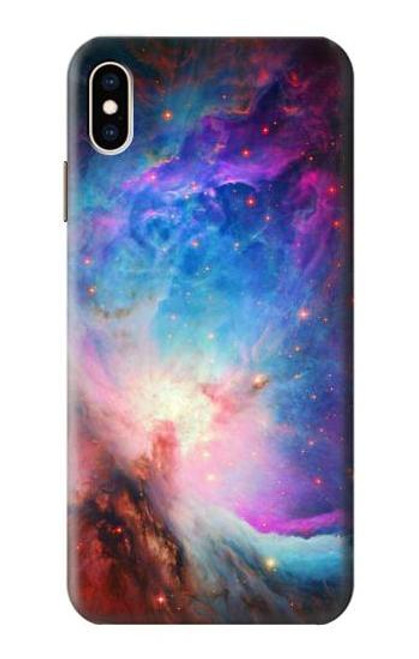 W2916 Nébuleuse d'Orion M42 Etui Coque Housse et Flip Housse Cuir pour iPhone XS Max