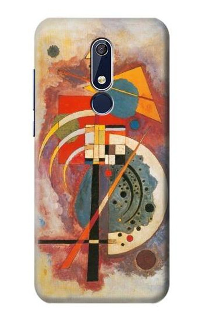 W3337 Wassily Kandinsky Hommage a Grohmann Etui Coque Housse et Flip Housse Cuir pour Nokia 5.1, Nokia 5 2018