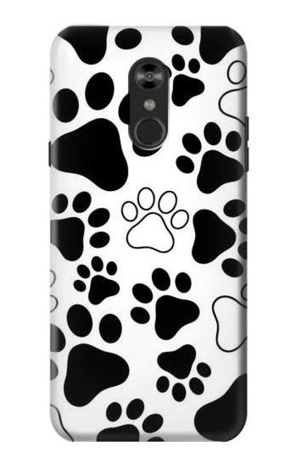 W2904 Chien d'impression de patte Etui Coque Housse et Flip Housse Cuir pour LG Q Stylo 4, LG Q Stylus