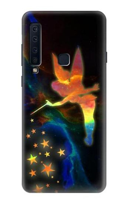 W2583 Tinkerbell Étincelle magique Etui Coque Housse et Flip Housse Cuir pour Samsung Galaxy A9 (2018), A9 Star Pro, A9s