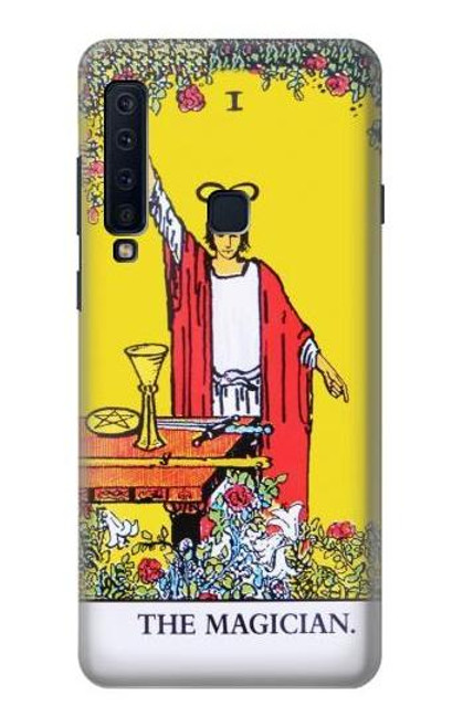 W2806 Carte Tarot Le Magicien Etui Coque Housse et Flip Housse Cuir pour Samsung Galaxy A9 (2018), A9 Star Pro, A9s