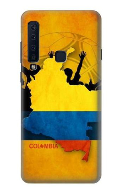 W2996 Colombie Football Football Etui Coque Housse et Flip Housse Cuir pour Samsung Galaxy A9 (2018), A9 Star Pro, A9s