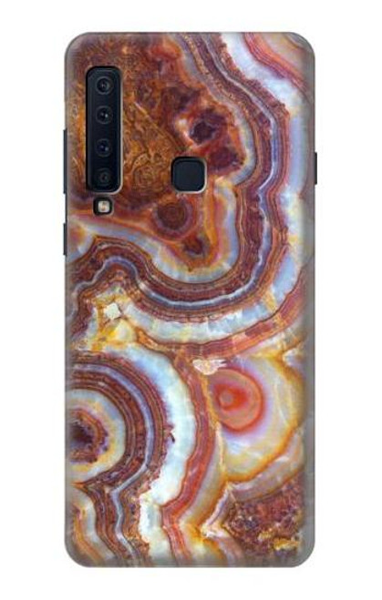 W3034 Texture marbre de couleur Imprimé Etui Coque Housse et Flip Housse Cuir pour Samsung Galaxy A9 (2018), A9 Star Pro, A9s