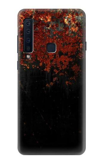 W3071 Texture graphique Rusted Métal Etui Coque Housse et Flip Housse Cuir pour Samsung Galaxy A9 (2018), A9 Star Pro, A9s