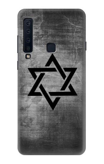 W3107 Judaïsme étoile de David Symbole Etui Coque Housse et Flip Housse Cuir pour Samsung Galaxy A9 (2018), A9 Star Pro, A9s