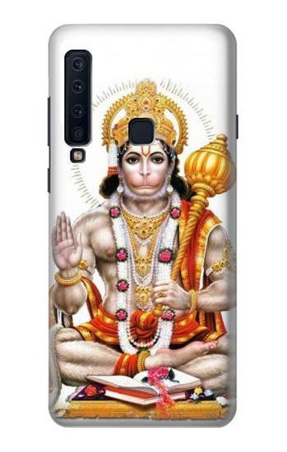 W3186 Hanuman Chalisa Hindi Hindu Etui Coque Housse et Flip Housse Cuir pour Samsung Galaxy A9 (2018), A9 Star Pro, A9s