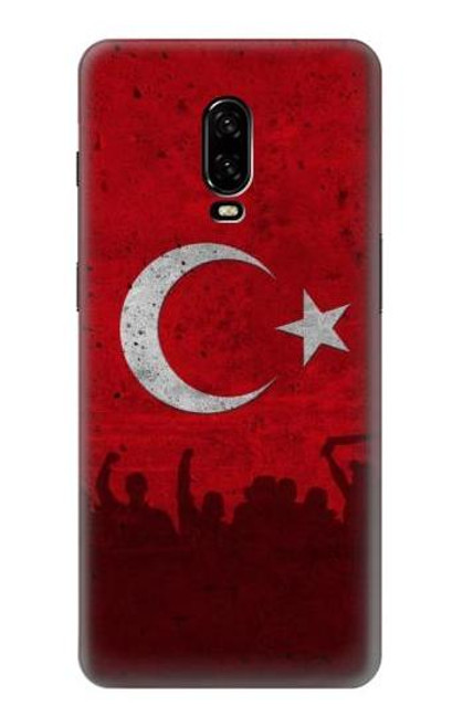 W2991 Turquie Football Football Etui Coque Housse et Flip Housse Cuir pour OnePlus 6T