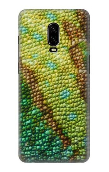 W3057 Imprimé graphique Lezard Peau Etui Coque Housse et Flip Housse Cuir pour OnePlus 6T