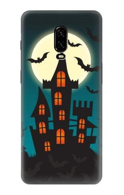 W3268 Château Halloween Festival Etui Coque Housse et Flip Housse Cuir pour OnePlus 6T